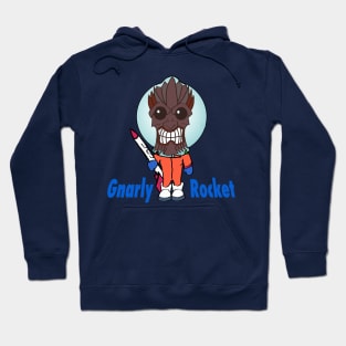 Gnarly Space Tiki Hoodie